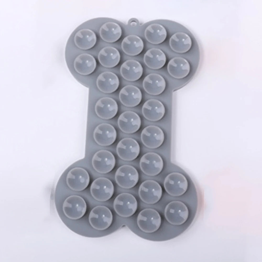Silicone Dog Lick Mat – Slow Feeder Suction Pad for Dogs & Cats