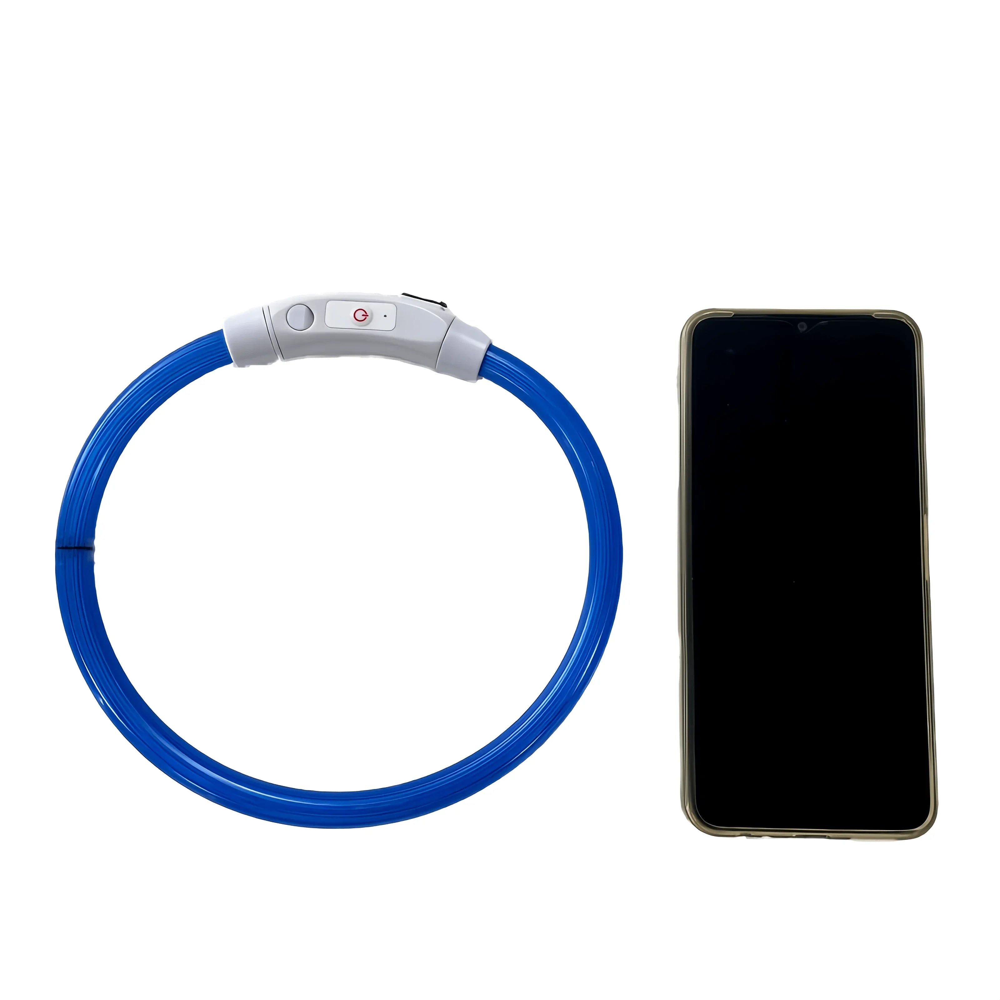 LED Light-Up Dog Collar – USB Rechargeable Safety Collar for Night Walks