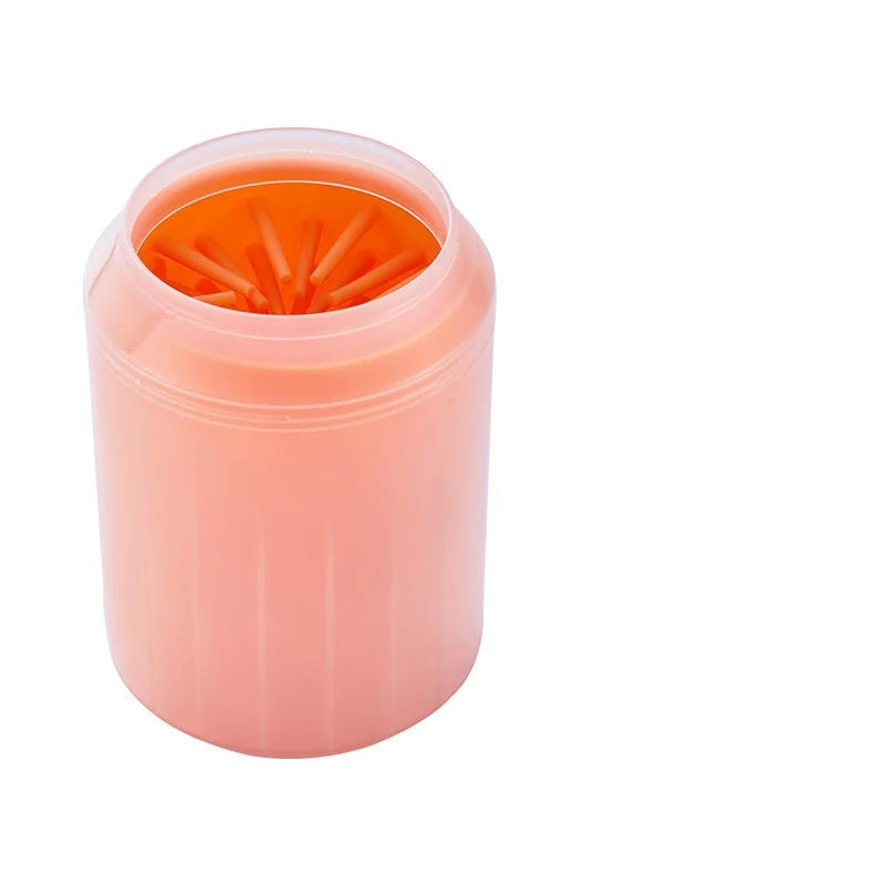 Portable Dog Paw Washer Cup – Soft Silicone Comb Brush Foot Cleaning Cup