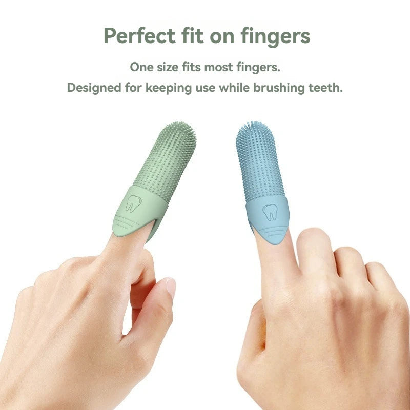 Dog & Cat Finger Toothbrush Set – 3-Pack Silicone 360° Dental Cleaning Kit