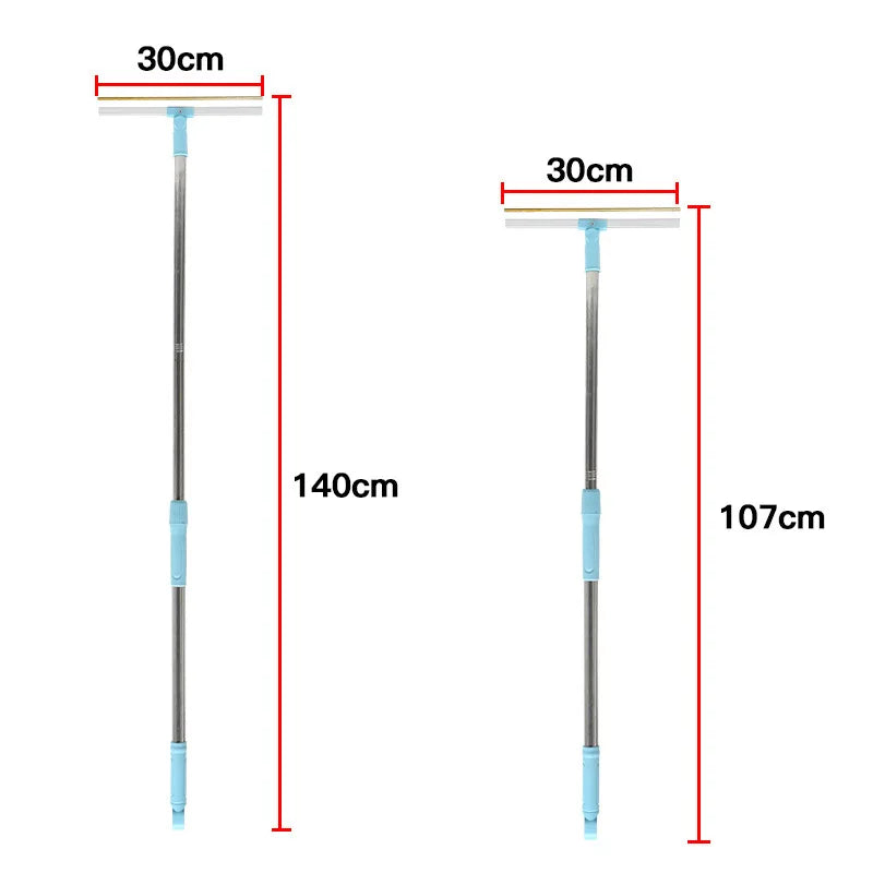 Pet Hair Remover Carpet Rake – Long Handle Rubber Bristle Broom for Dog & Cat Fur